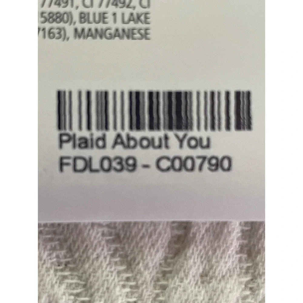 Color Street Plaid About You‎ Nail Polish Strips FDL039 Black White Gingham 16ct